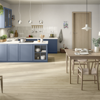 Laminuotos grindys „Cream Newport Oak” EL2161 AquaClick