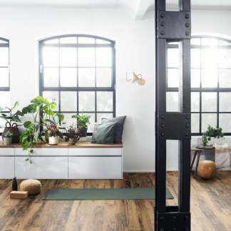 Laminuotos grindys „Light Hunton Oak” EL2032 AquaClick