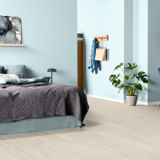 Laminuotos grindys „White Soria Oak” EL2062 AquaClick